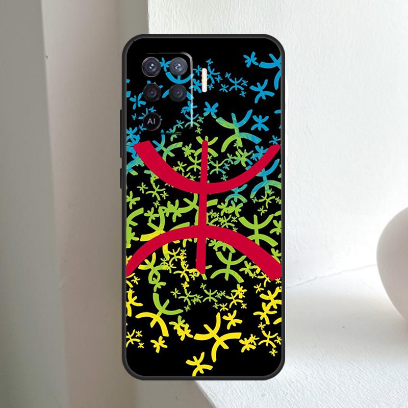 Amazigh Berber Flag For OPPO A96 A76 A16 A5 A6 Pro A15 A17 A57 A18 A38 A58 A78 A98 A54 A74 A94 A40 A60 A80 Case