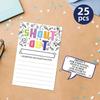 25 Sheets Shout Out Cards Student Appreciation Reward Cards For Student Teachers Employees Bulletin Board Display