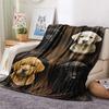 Dog Print Flannel Blanket, High Quality Comfortable for All Seasons, Home Decor, Warmth and Comfort, Perfect for Christmas Gifts