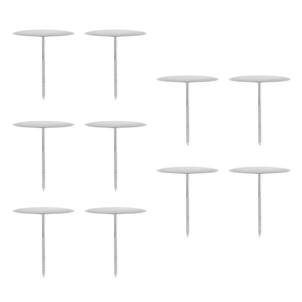 10Pcs Cake Flower Nails Stainless Steel Fine Workmanship Pastry Sticks Reusable Baking Decoration Tools DIY Cake Accessories