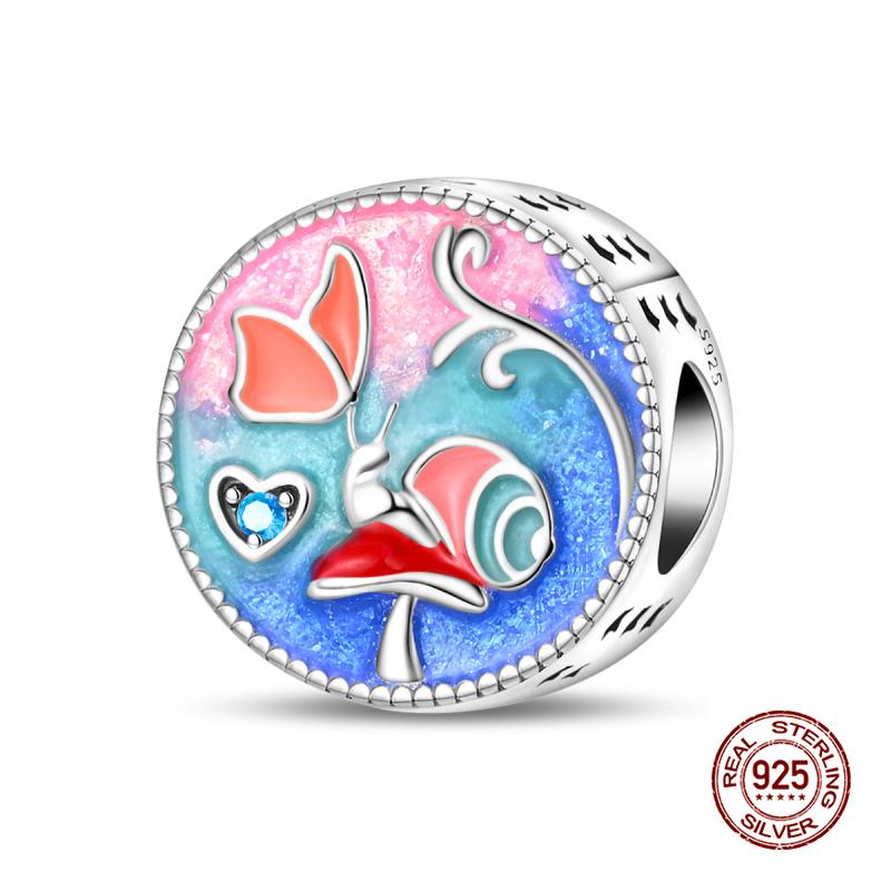 Original Charm Copper Colorful Fantasy Beads Series Charm Bead Fit 3Mm Original Bracelet For Women Diy Jewelry Gift