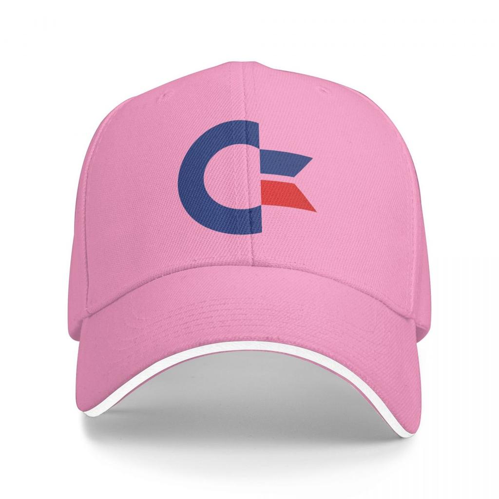 Commodore 64 Logo Baseballkappen Snapback Baseballmützen Atmungsaktiv Lässig Kappe Outdoor Unisex