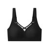 Plus Size Seamless Comfort Bra Large Bust Non-Wired Thin Sports Support T-Shirt