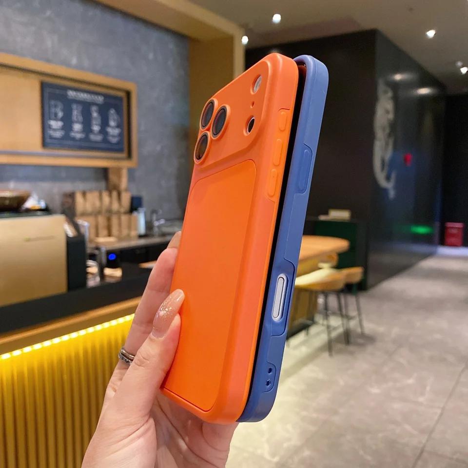 Luxury Large Window Instantly Change Into 17 Phone Case for iPhone 17 Air 16 Plus 15 14 13 12 Pro Max Shockproof Bumper Cover