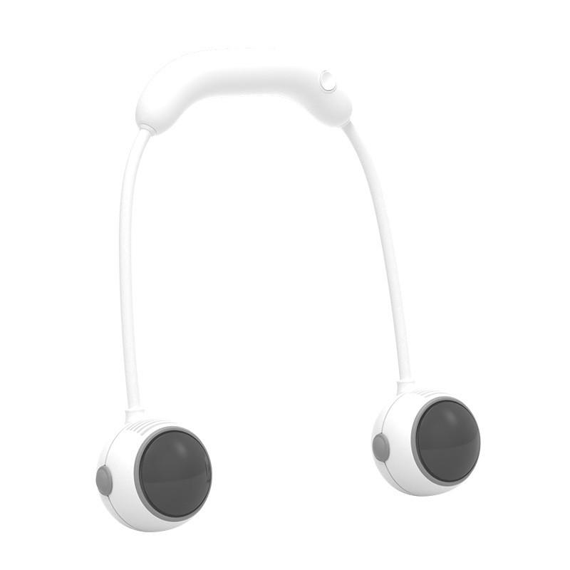 Portable Neck Fan With 1200mah Battery Usb Rechargeable Personal Bladeless Fan For Travel