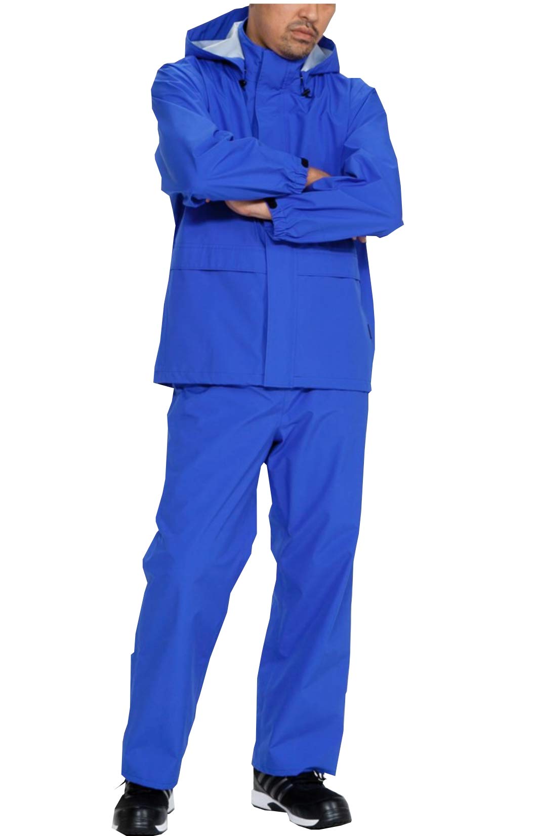 

MAEGAKI AP2000 Rain Breathable and for Includes Storage Bag GORE-TEX® Suit, Water-Repellent, Work, (L, Blue) синий