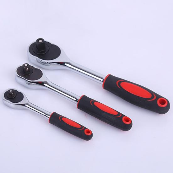 24 Teeth Chrome Steel Quick Release High Torque Ratchet Wrench Reparing Tool