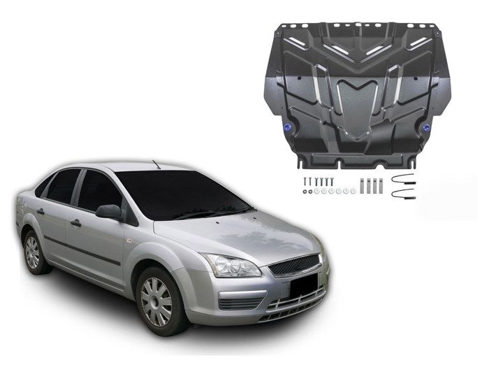J&J AUTOMOTIVE | Protection Sous Moteur Acier Pour Ford Focus 2 2005-2011