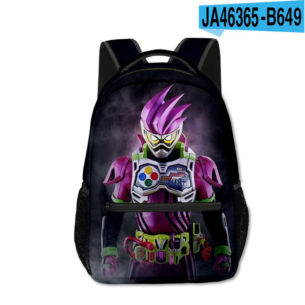 Fashion Novelty Cool Kamen Rider student Bookbag Notebook Backpacks 3D Print Oxford Waterproof Boys/Girls Travel Backpacks