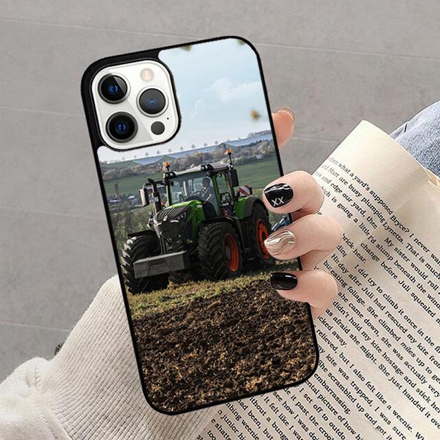 Tractor Car Phone Case For iPhone 17 Air 16 15 14 13 12 11 Pro Max Plus Max Cover Shell coque