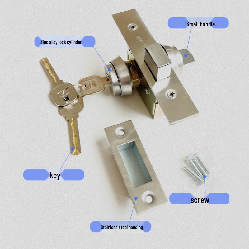 GMP Aluminum Alloy Framed Double-Sided Door Lock