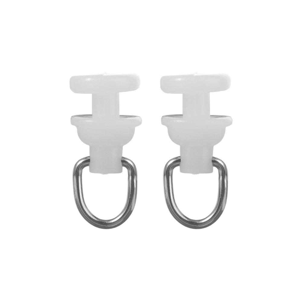 50Pcs Strong and Sturdy Silent Curtain Track Pulley Wear-resistant Convenient Curtain Track Glider Rail Universal Hanging