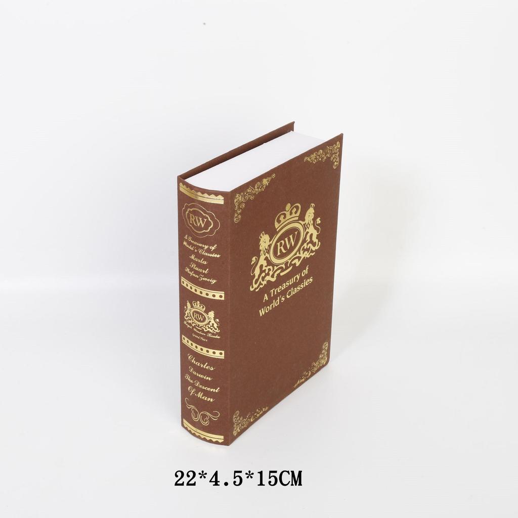 European-Style Realistic Faux Books: Decorative Ornaments & Photography Props for Home Decor
