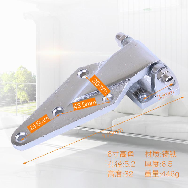 Adjustable Cold Storage 90 Degree Door Hinges Cooler Freezer Oven Doors Hinge Cabinet High Foot Hinge Industrial Hardware