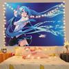 Ashou Anime Girl Tapestry Pink Room Decor Tapestry Wall Hanging Anime Wall Decor Home Kawaii Room Decoration Tapestries