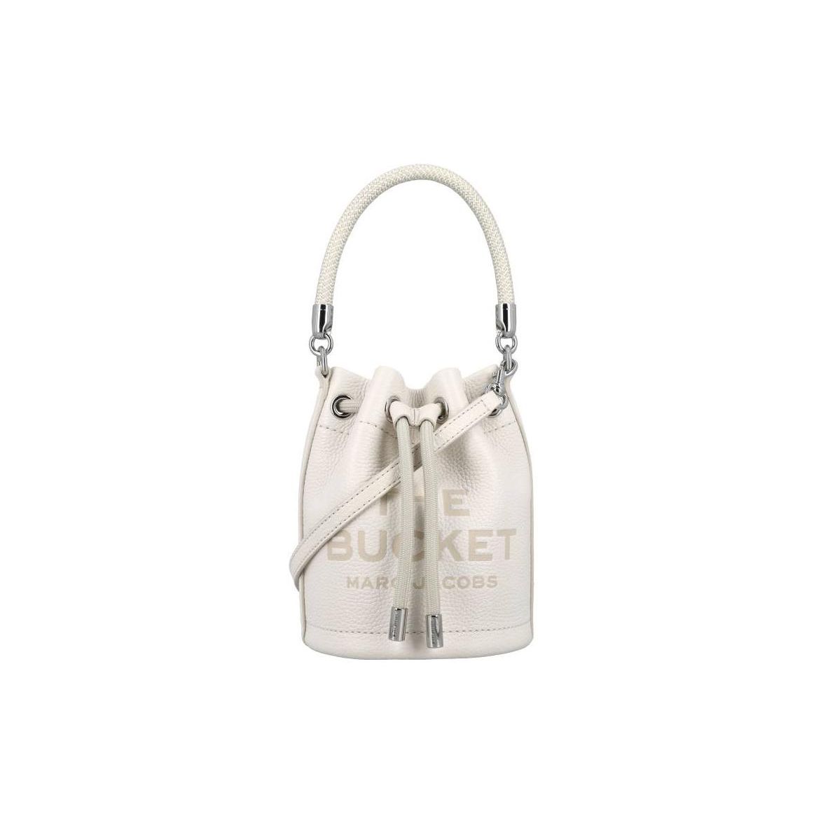 

Marc Jacobs Quilted Logo Drawstring Closure Bucket Bag Women Shoulder Bag Silver 2S3HCR058H03-140 Basic Set (Bag+Dust Bag)