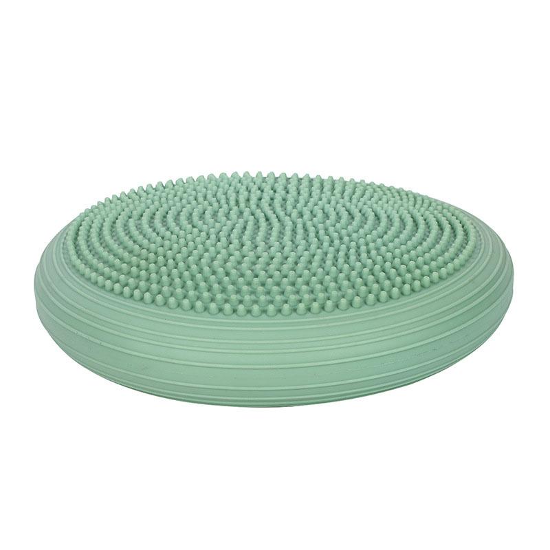 Wiggle Cushion Inflated Flexible Thick Portable Core Strength Balance Disc for Kids Adults Green