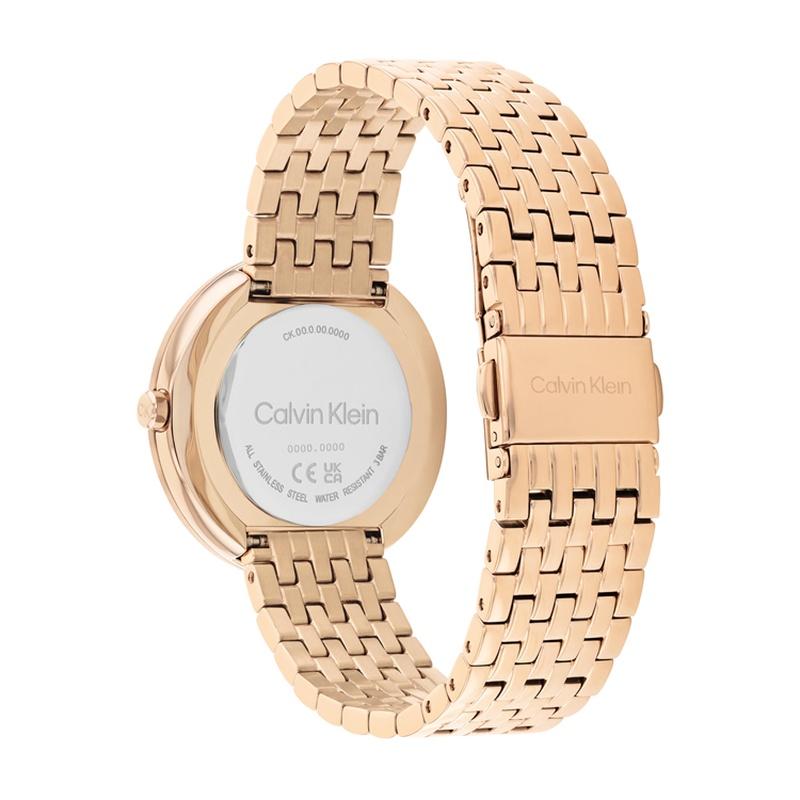 CALVIN KLEIN / watch quartz movement steel strap white dial women's watch 25200322