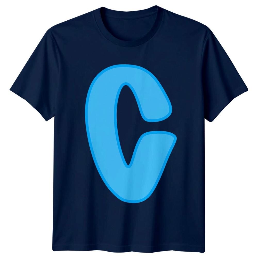 C Initial Letter Alphabet Unisexs TShirt Unisexs Graphic Tee Monogram Unisex Top