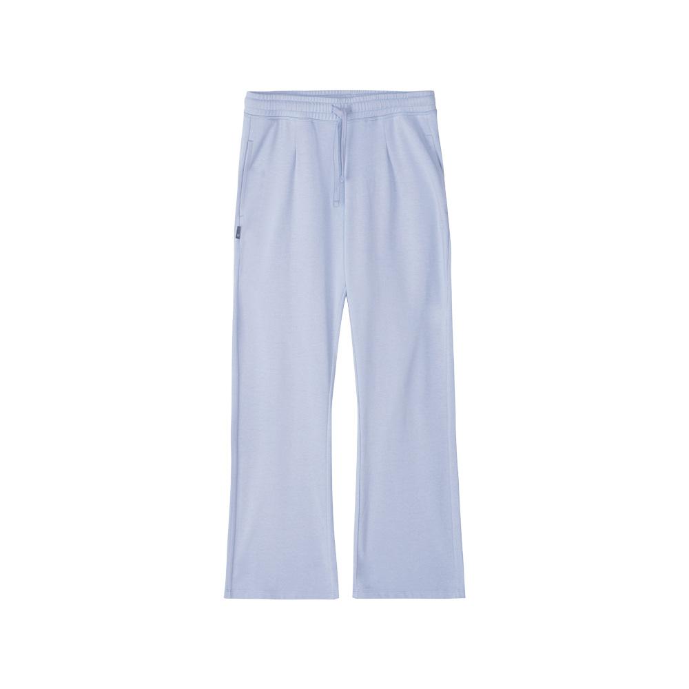 WILLIWAW STUDIO Ww One-Tuck Semi-Wide Sweatpants [Sky Blue]