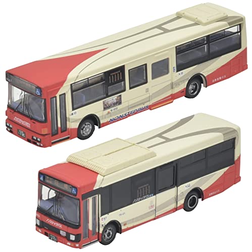 

The Bus Collection Bus Collection: Hokutetsu Group Merger Commemoration Set of 2 Buses: Hokutetsu Kaga Bus and Hokutetsu Hakusan Bus, Diorama Supplies