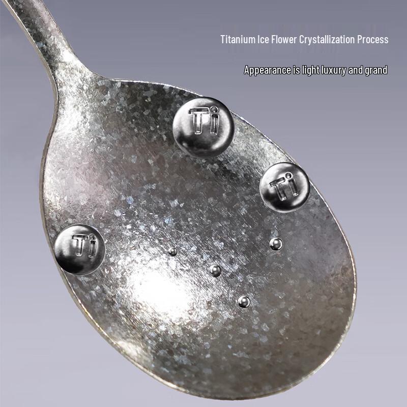 Pure Titanium Korean Style Long Handle Spoon