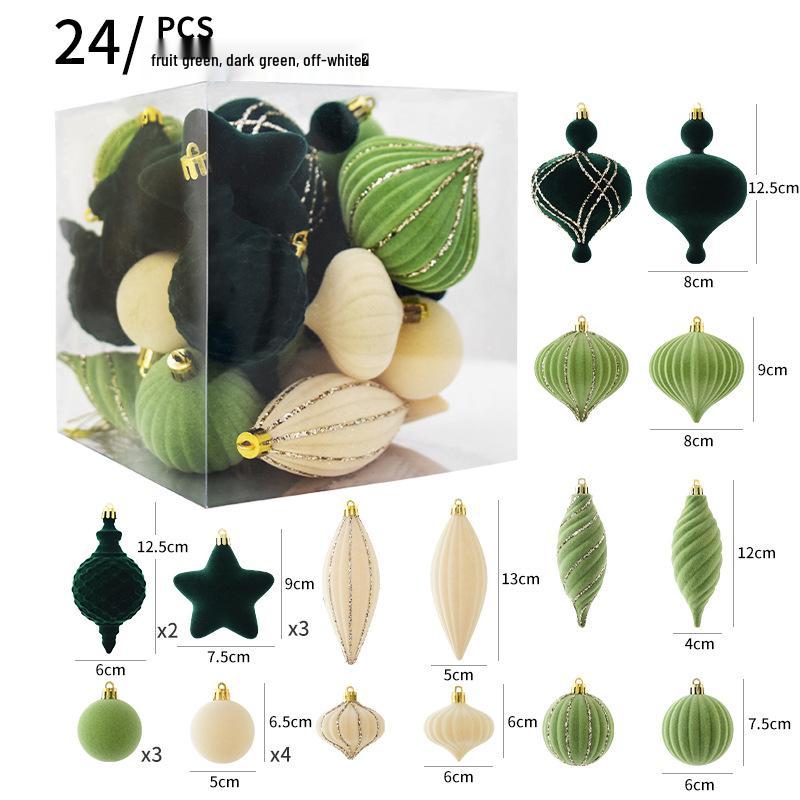 

Красный флокированный расписной елочный шар для DIY украшения елки и витрины