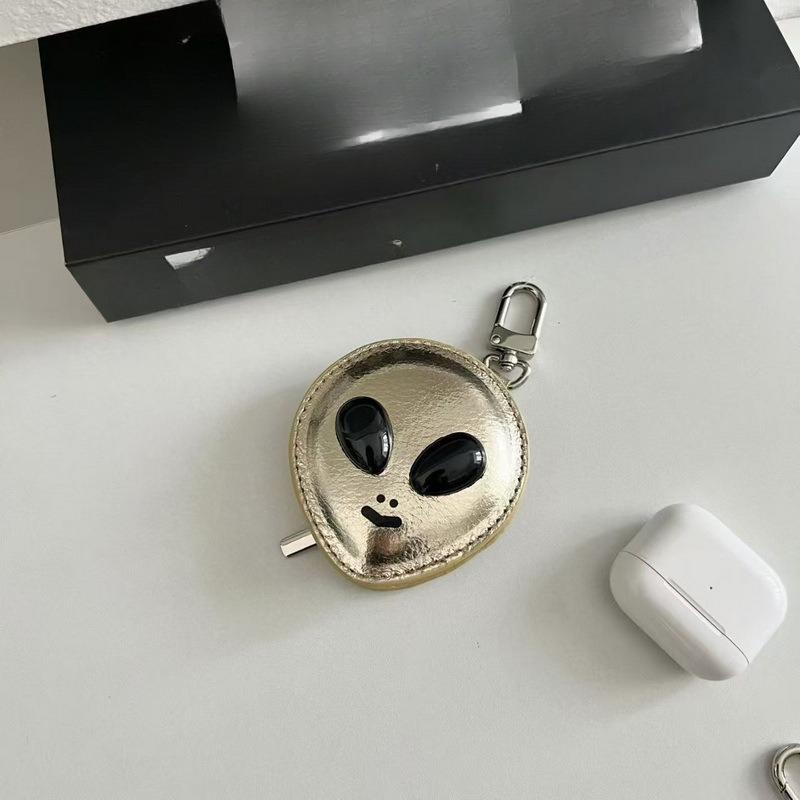 Новый мультяшный инопланетный подвеска-сумка мини высокоценный брелок для наушников помады 13cm золотой