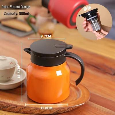 Zhaoran 304 Stainless Steel Insulated Tea Steeper Flask
