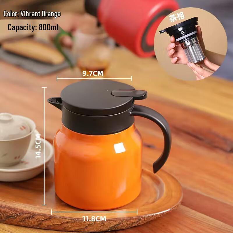 

Zhaoran 304 Stainless Steel Insulated Tea Pot with Infuser