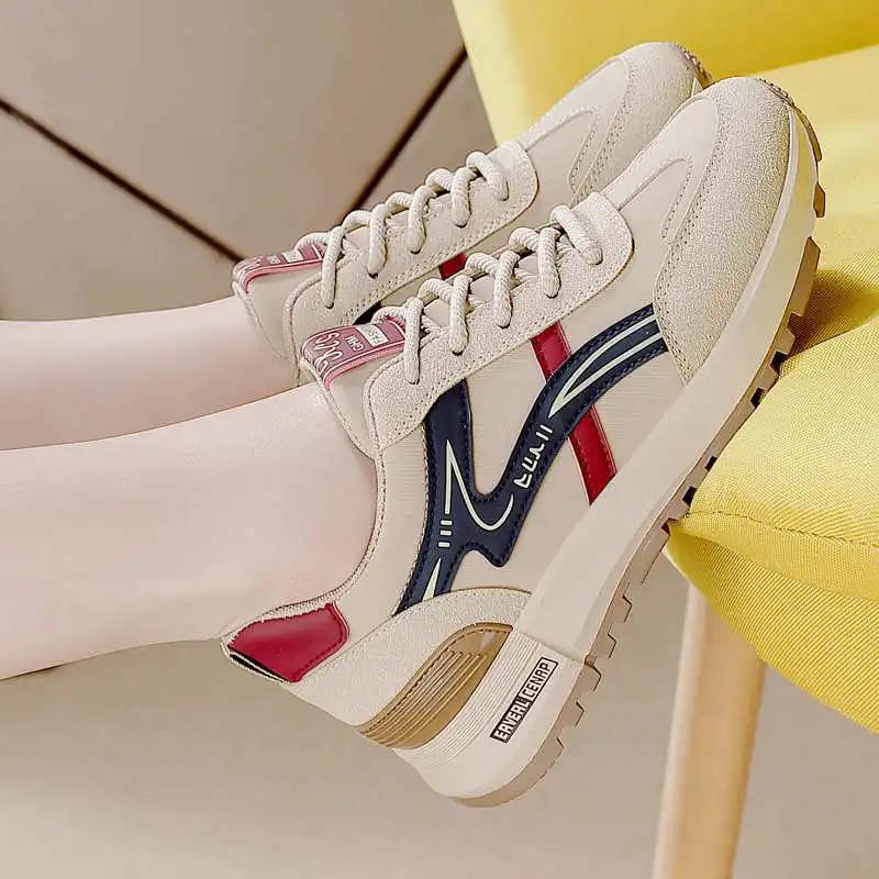 Nonslip Lace-free Shoes Without Heels For Women Woven Khaki Sneakers Boty Panske Sports Tines High Fashion Womenshoes Sapa