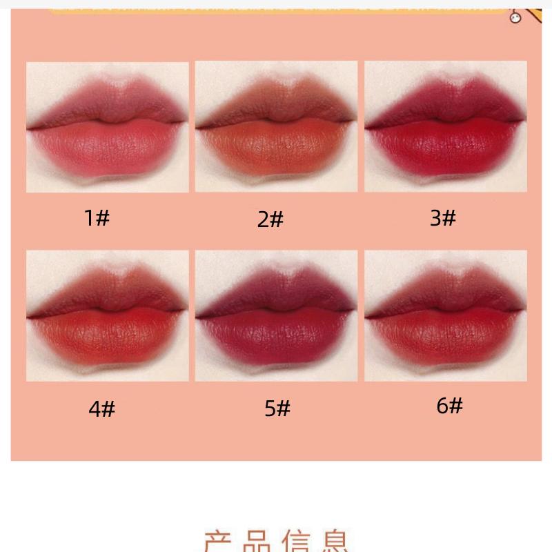 Lipstick Makeup Lasting Sexy Red Lip Gloss Matte Lipstick Makeup Cosmetics Liquid Lipstick Waterproof Long Lasting Matte Velvet Lip Gloss Makeup