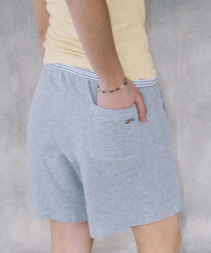 Kiyamo Lounge Cotton Sweat Shorts _Melange