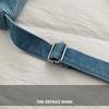 Bolso bandolera de mezclilla retro y antiguo para debajo del brazo, bandolera individual para mujer