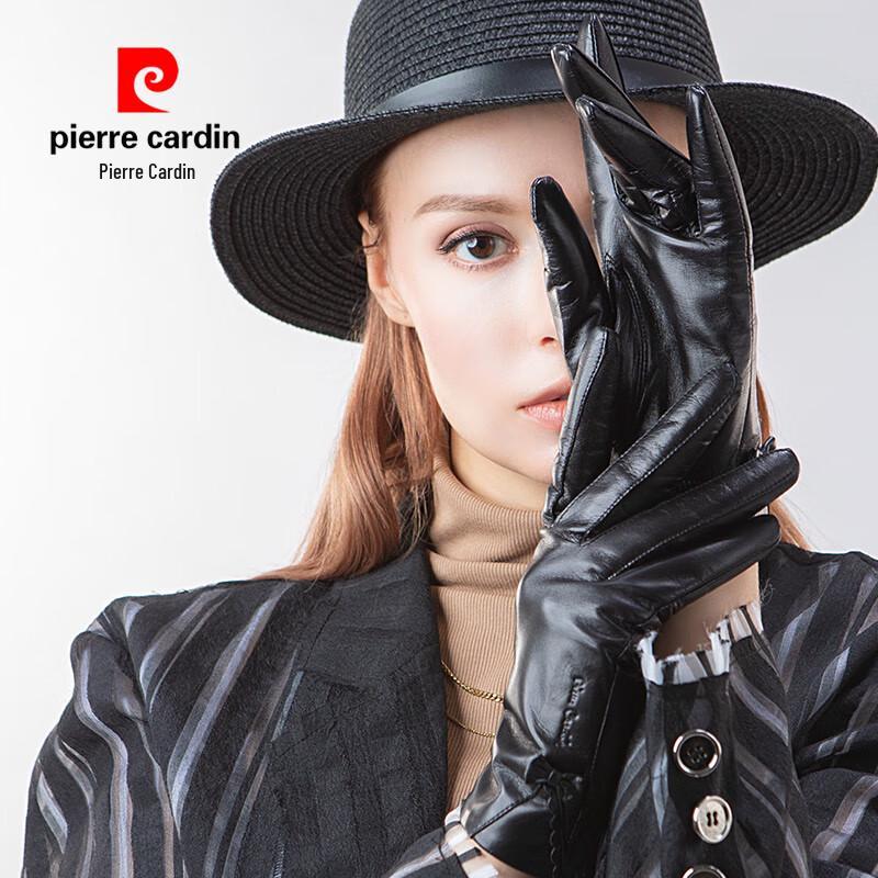 Pierre Cardin Women's Genuine Goat Leather Winter Gloves