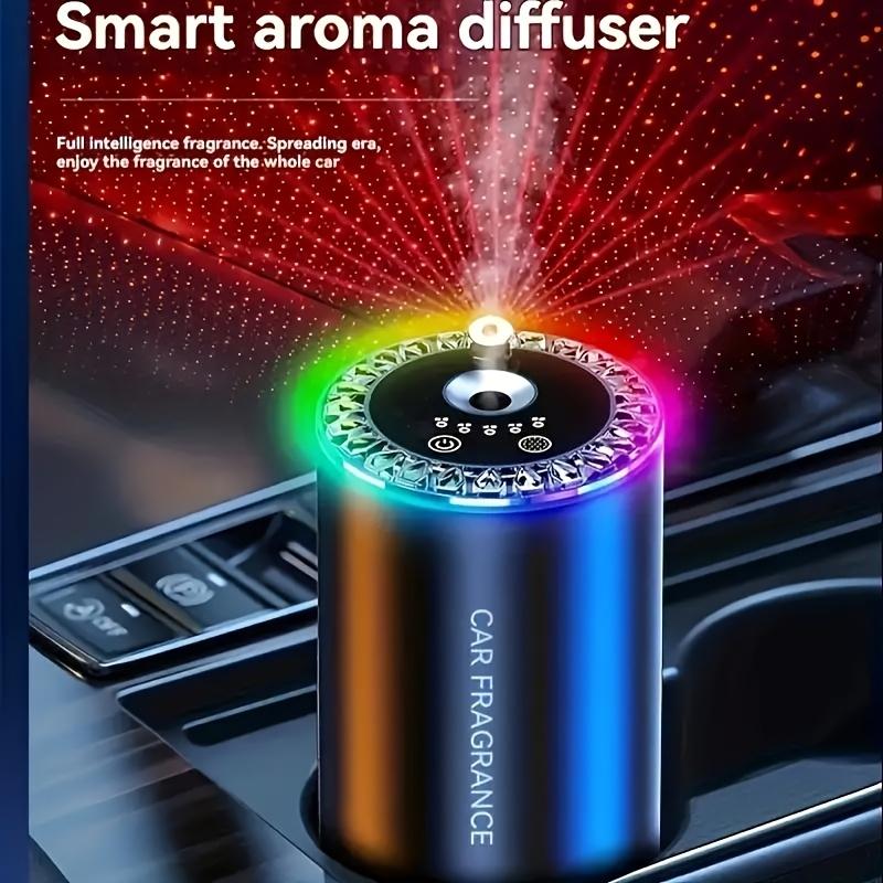 Langlebiger intelligenter Autolufterfrischer mit Sternprojektor 50 ml Ätherischer Öldiffusor USB-wiederaufladbar Natürlicher Duft für Autoinnenraum