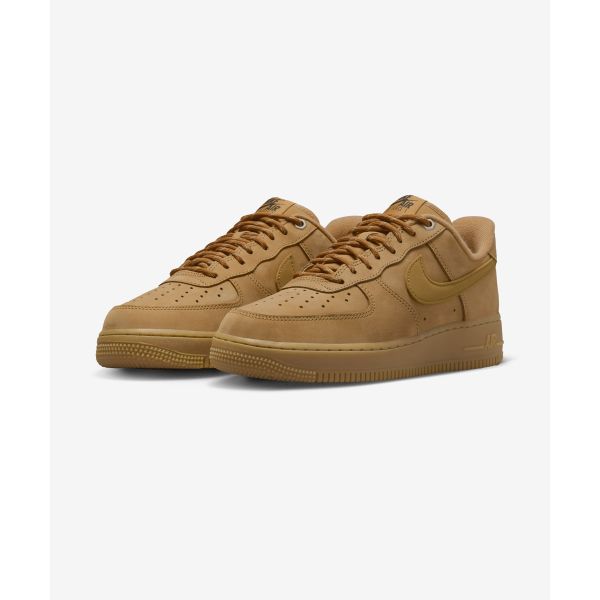 Nike Air Force 1 07 Keten Buğday Kadın Spor Ayakkabı Kahverengi Sakız-Açık-Kahverengi Siyah FZ7372-200
