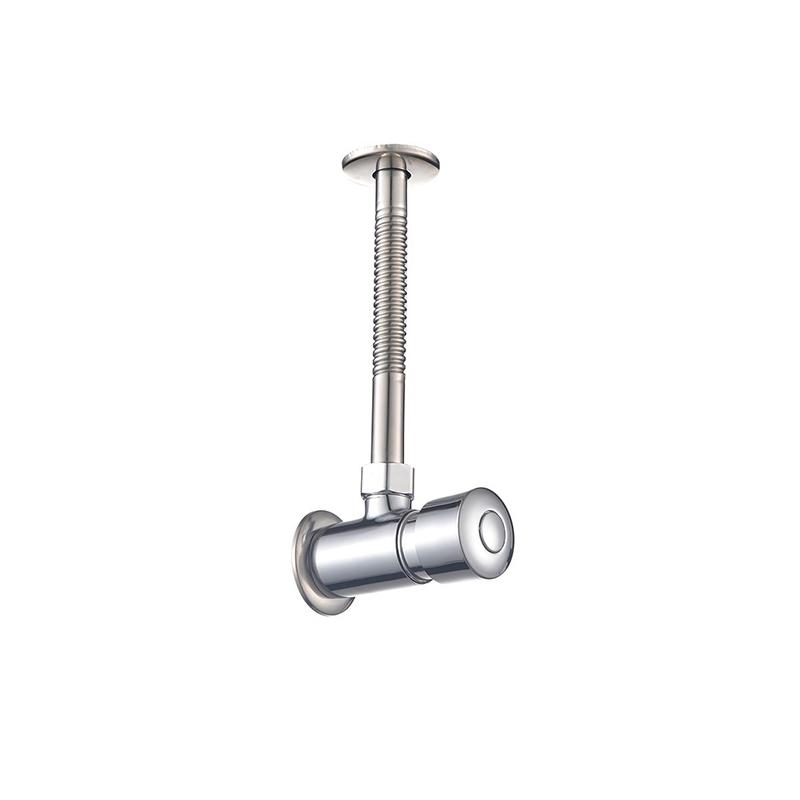 Brass Water Saving Eco-Friendly Time Delay Hand Control Wall-Mounted Urinal Flush Valve for Hotel Use