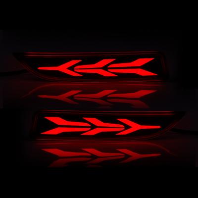 LED Rear Bumper Reflector Light For Toyota Avalon 2019 2020 2021 2022 Brake Warning Dynamic Turn Signal Auto Running Lamps 12V