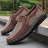 Old Beijing Cloth Shoes Men's Mesh Breathable Soft-soled Casual Shoes Dad Shoes Summer Light Men's Shoes