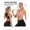 Plus Size Mesh High Shockproof Sports Bra For Women Yoga Fitness Running Workout