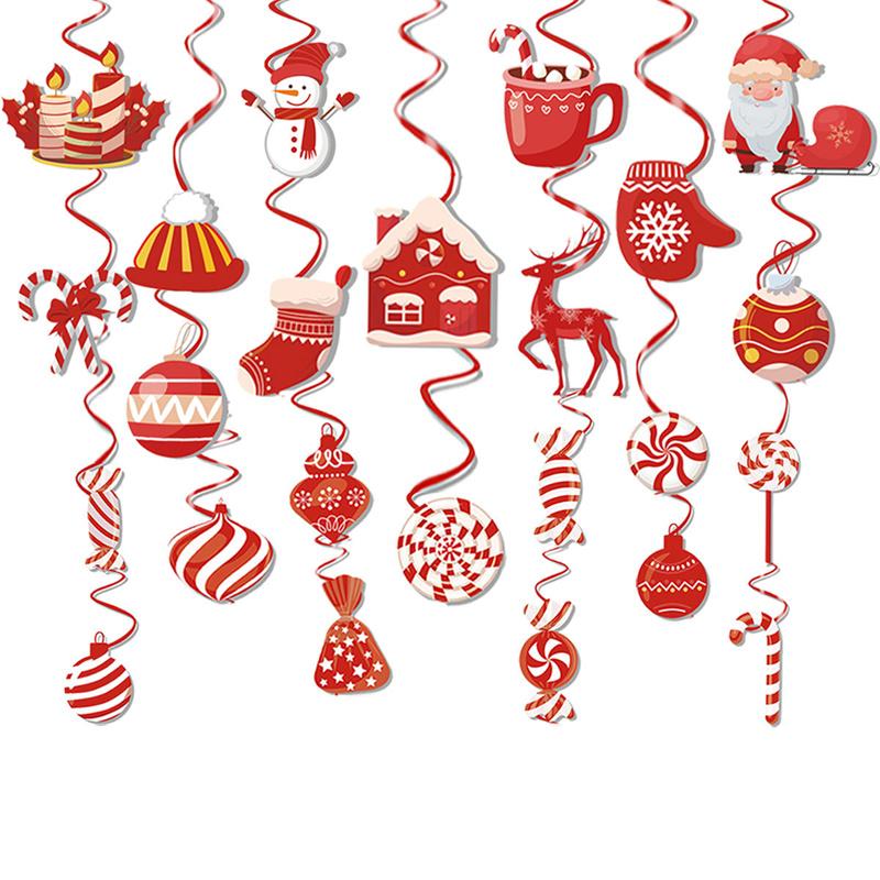 Spiral Ornament Easy To Hang And Show Durable And Long Lasting Christmas Party Decorations Best Selling Christmas Decoration