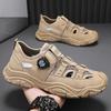 Fashion Men's Summer Breathable Outdoor Sports Shoes Hollow Out Casual Water-Proof Sandals Comfortable Beach Casual Shoes