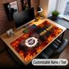 Large Mouse Pad Brentford Football Print Custom Name Text Desk Mat for Office Gaming