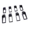 8PCS Truck Bed Cargo System Blocker Plastic Truck Bed Protector Corner Guard for Rail Protection
