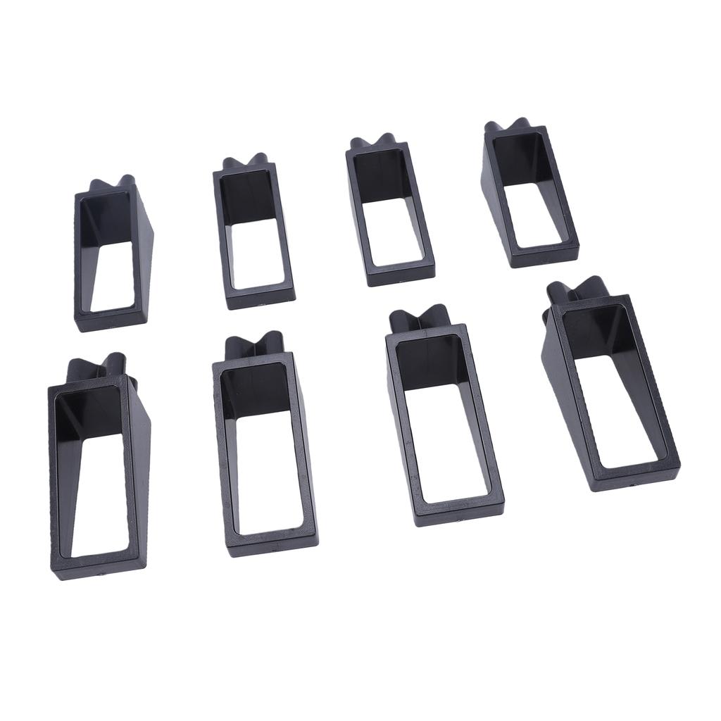 8PCS Truck Bed Cargo System Blocker Plastic Truck Bed Protector Corner Guard for Rail Protection