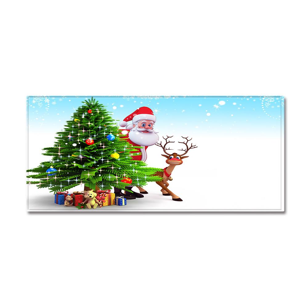 Christmas Kitchen Sand Carpet Doormat Long Floor Mat