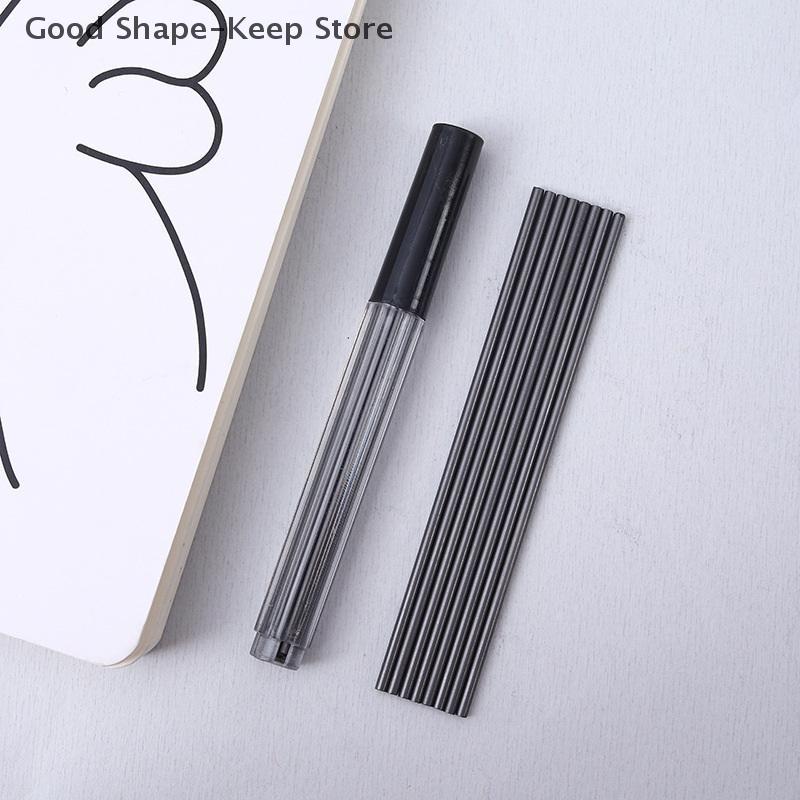 1Pc 2.0mm Deep Hole Metal Woodworking Mechanical Pencil Or 8Pcs 2.0mm 2B Replaceable Lead Marking Pencil For Woodworking