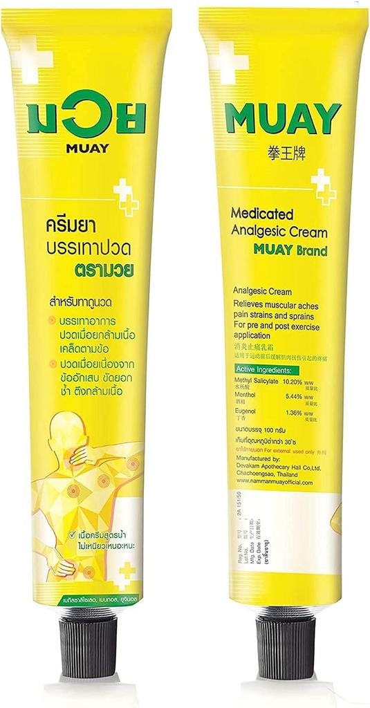 Namman Muay Thai Herbal Cream 100g – Pain Relief & Muscle Recovery – Original Thai Massage Cream