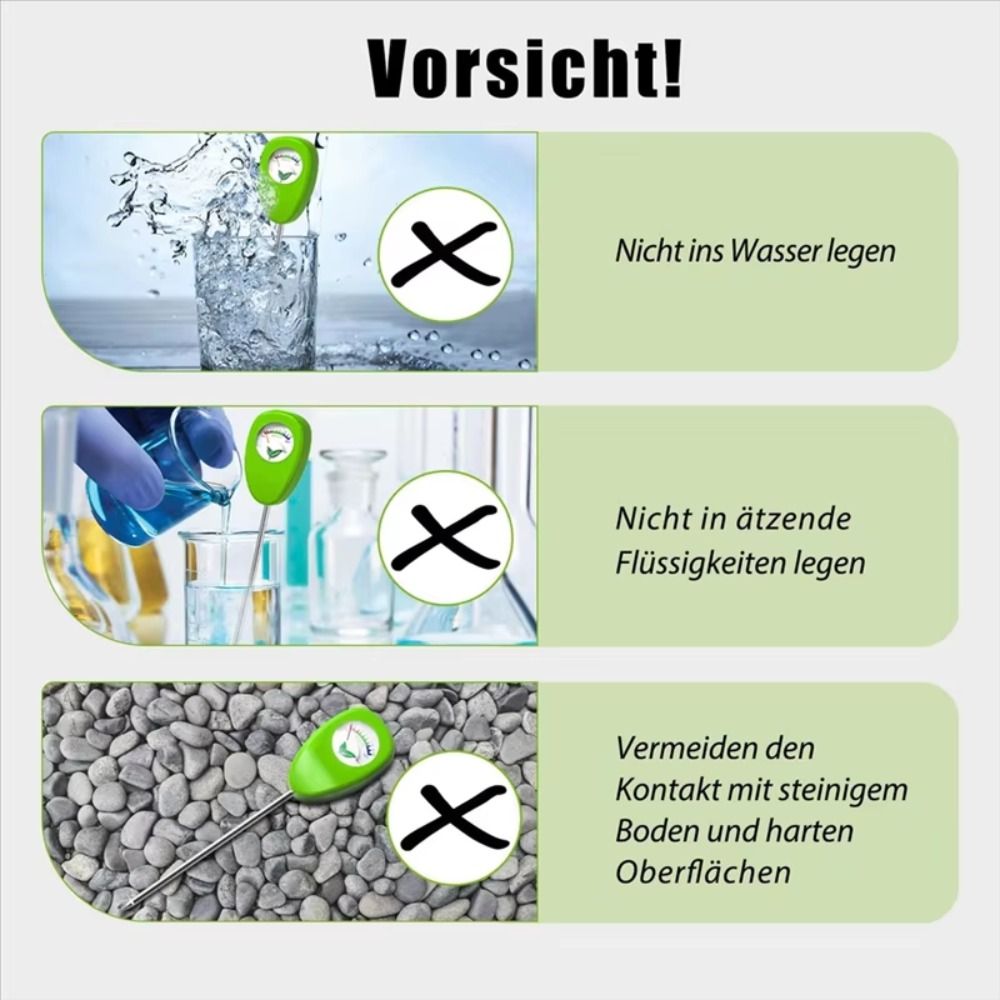 Temperature Tester Soil Moisture Meter Dry Wet Monitoring Hygrometer Dial  Soil Testing